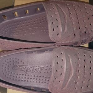 Floafers Perforated Loafers in Purple